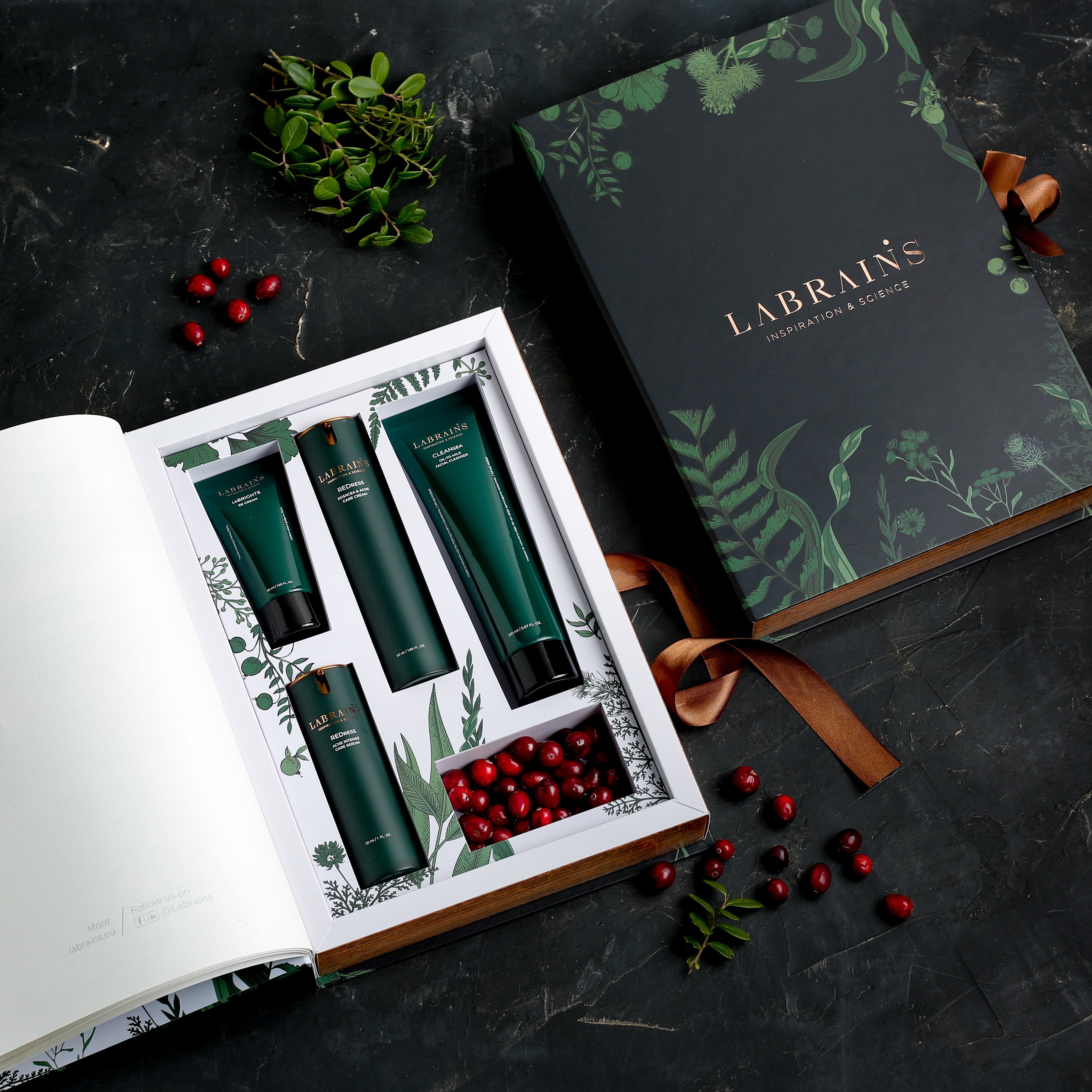 Luxuriöses Hautpflege-Geschenkset „The Book“