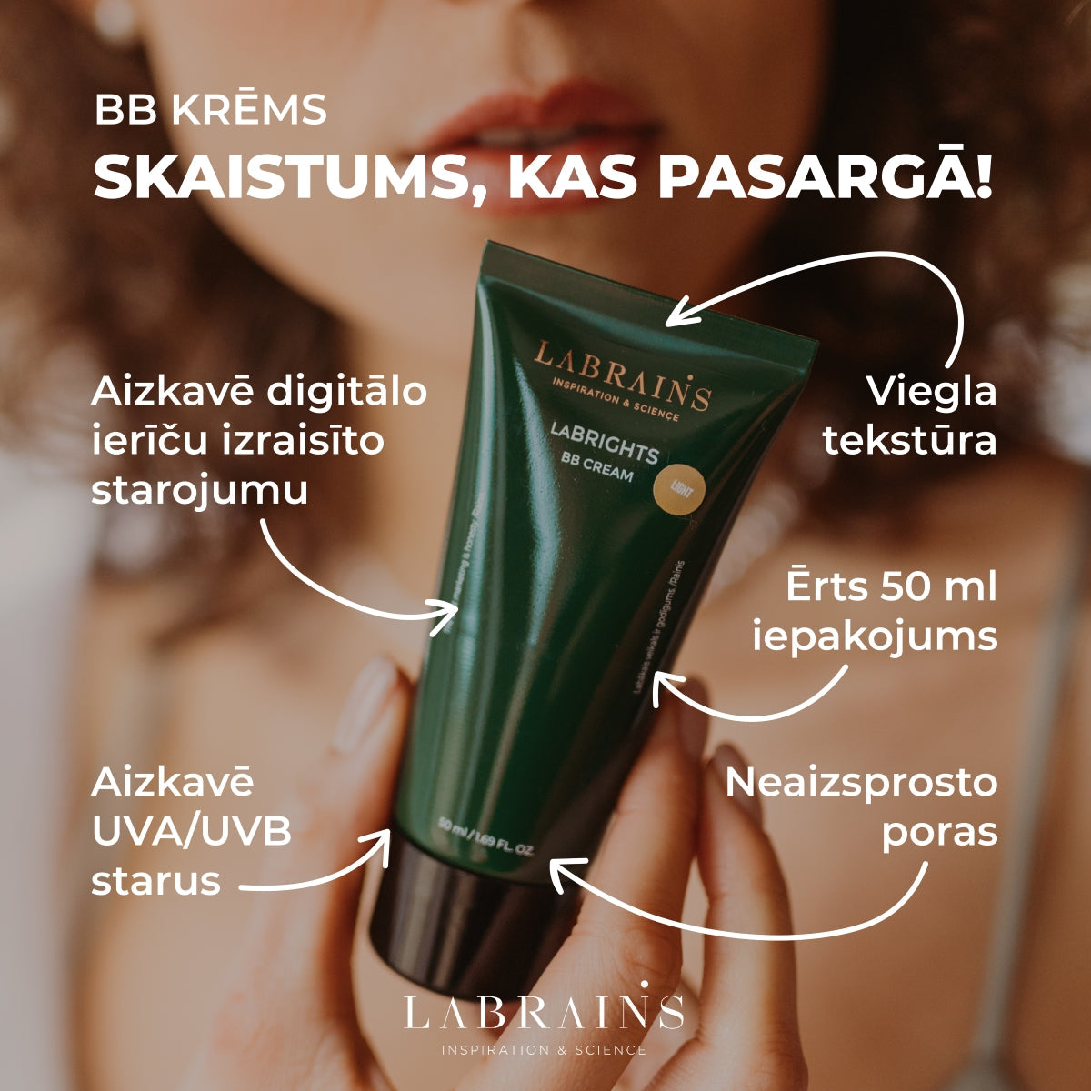 MINI BB CREAM MEDIUM AVEC NUANCE OLIVE 10 ML